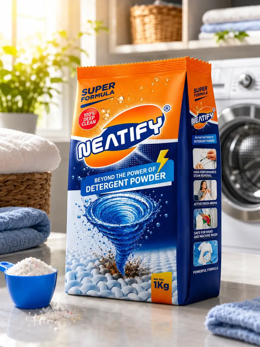 Detergent Powder, Toilet Cleaner, Dish Wash & Bathroom Cleaner Bundle